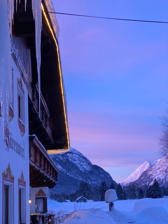 Baerenwirt Apartment Mittenwald Exterior foto